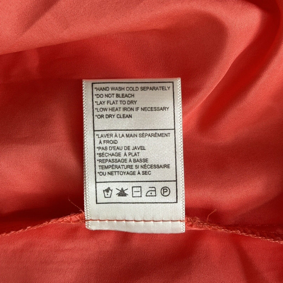 Cupcakes & Cashmere Dress Womens 4 Orange Fit & Flare Preppy Romantic Date Night - Picture 8 of 10